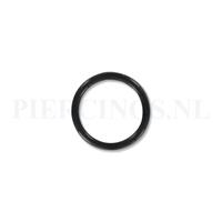 Segmentring zwart 1.6 mm x 12 mm