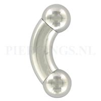 Piercings.nl Banana 8 mm dikte