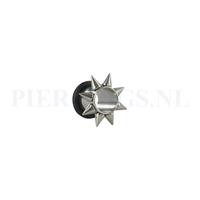 Piercings.nl Tunnel spike 8 mm 8 mm