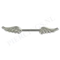 Piercings.nl Tepelpiercing angel wings