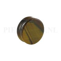 Piercings.nl Plug tijgeroog 22 mm 22 mm