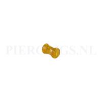 Piercings.nl Plug acryl barnsteen 5 mm 5 mm