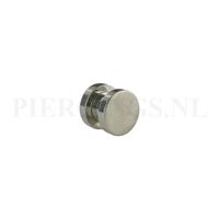 Piercings.nl Plug hol met schroefdeksel 8 mm 8 mm