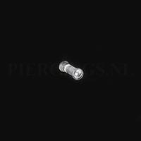 Piercings.nl Plug glas 3 mm 3 mm
