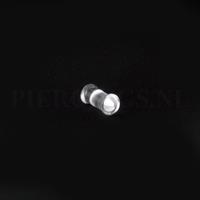 Piercings.nl Plug glas 4 mm 4 mm