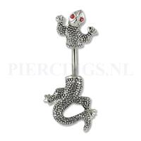 Piercings.nl Navelpiercing hagedis