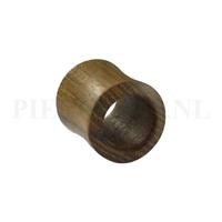 Piercings.nl Tunnel teak hout 18 mm 18 mm