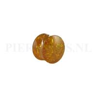 Piercings.nl Plug acryl barnsteen 16 mm 16 mm
