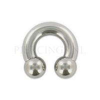 Piercings.nl Circulair barbell 6 mm x 12 mm