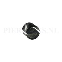 Piercings.nl Plug hoorn S-vorm 12 mm 12 mm