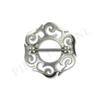 Piercings.nl Tepelpiercing shield tribal