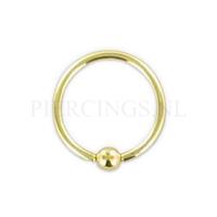 Piercings.nl BCR 1.2 mm 11 mm goud 14 karaat