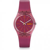 Swatch Original Gent Sneaky Peaky Unisexuhr in Lila GP701