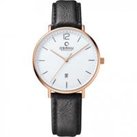 Obaku Toft Herrenuhr in Schwarz V181GDVWRB