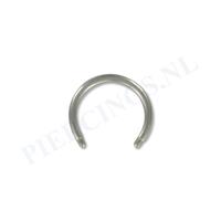 Piercings.nl Staafje circulair barbell 1.2 mm 12 mm