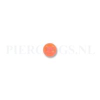 Piercings.nl Balletje acryl 1.2 mm bruis oranje