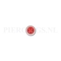 Piercings.nl Balletje 1.6 mm acryl ufo rood