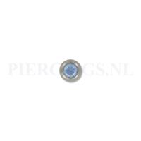 Piercings.nl Balletje 1.6 mm licht blauw