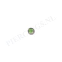 Piercings.nl Balletje BCR 4 mm licht groen