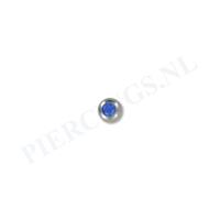 Piercings.nl Balletje BCR 4 mm blauw