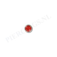 Piercings.nl Balletje BCR 5 mm rood
