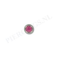 Piercings.nl Balletje BCR 6 mm roze