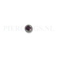 Piercings.nl Balletje 1.2 mm paars