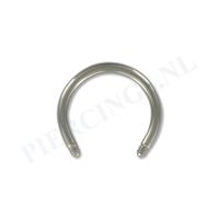 Staafje circulair barbell titanium 1.6 mm 14 mm