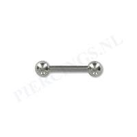 Piercings.nl Barbell 1.6 mm x 10 mm