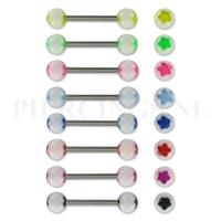 Piercings.nl Tongpiercing bloem zwart