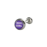 Piercings.nl Tongpiercing logo Bad Girl