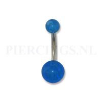 Piercings.nl Navelpiercing acryl donker blauw