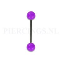 Piercings.nl Tongpiercing acryl paars