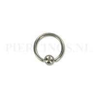 Piercings.nl BCR 1.2 mm titanium M met 3 mm bal