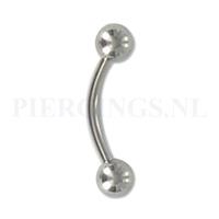 Piercings.nl Banana 1.6 mm 8 mm