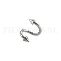 Piercings.nl Twister 1.2 mm spikes S