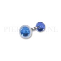 Piercings.nl Tongpiercing acryl ufo blauw groot