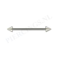 Piercings.nl Barbell spike 32 mm