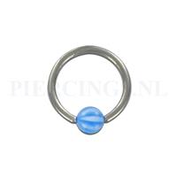 Piercings.nl BCR 1.2 mm strandbal blauw