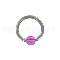 Piercings.nl BCR 1.2 mm strandbal paars