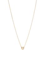 Orelia Ketting Initial U met 18k gouden plating