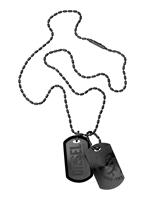 Diesel Kette mit Anhänger Dog Tag DX0014040 (Set 3 tlg)