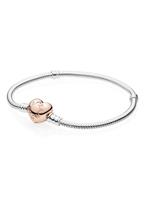 Pandora 580719 - Moments Heart & Snake Chain - Armband-lengte 19 cm