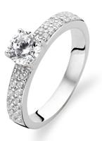 TI SENTO, Ring "mit Zirkonia" in silber, Schmuck für Damen