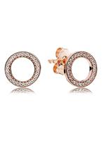 Ohrstecker Logo "280559CZ", Pandora ROSE, roségold, keine Angabe