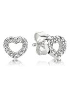 Pandora 290528CZ Damen Ohrringe Herz