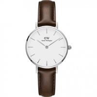 Danielwellington DW00100239 Classic Petite 28 mm Bristol White silver horloge