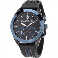 MASERATI Herrenuhr "TRAGUARDO" R8871612006, blau / schwarz