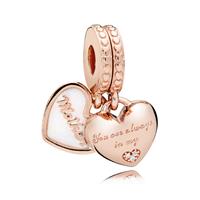 Pandora Rose Bedel zilver rosékleurig Mother and Daughter 782072EN23