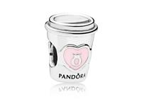 Pandora Charm Drink To Go "797185EN160", 925er Silber, silber, keine Angabe